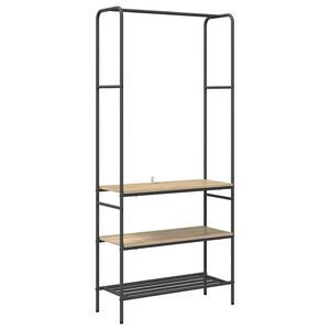 vidaXL Kleiderst&auml;nder Sonoma-Eiche 77 x 30 x 171 cm Holzwerkstoff