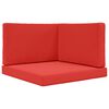 vidaXL Sofakissen f&uuml;r drau&szlig;en Polyester Rot 80 x 80 x 8 cm