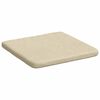 vidaXL Sitzkissen 4 pcs Creme 40 x 40 x 3 cm Stoff