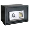 vidaXL Digitaler Safe mit Schloss Dunkelgrau 35 x 25 x 25 cm Stahl