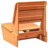 vidaXL Gartenstuhl Wachsbraun 60x64x70,5 cm Massivholz Kiefer