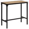 vidaXL Bartisch 110x55x107 cm Raues Massivholz Mango