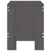 vidaXL Gartenhocker 2 Stk. Grau 40x36x45 cm Massivholz Kiefer