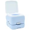 vidaXL Camping-Toilette Helles Blau und Weiß 41,5 x 36,5 x 30 cm
