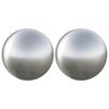 vidaXL Geb&uuml;rsteter Ball 2 stk. &Oslash; 15 cm Silber Edelstahl 201