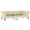 vidaXL Tagesbett Creme 90x200 cm Kunstleder