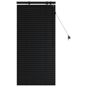 vidaXL Venezianische Jalousie Schwarz 55 x 130 cm 35 mm