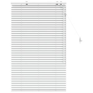 vidaXL Venezianische Jalousie Wei&szlig; 90 x 130 cm 35 mm