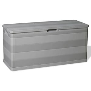vidaXL Gartenbox Grau 117&times;45&times;56 cm
