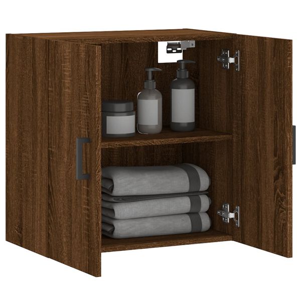 vidaXL Wandschrank Braun Eichen-Optik 60x31x60 cm Holzwerkstoff