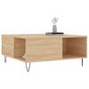 vidaXL Couchtisch Sonoma-Eiche 80x80x36,5 cm Holzwerkstoff