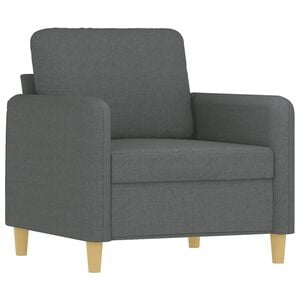 vidaXL Sessel Dunkelgrau 60 cm Stoff
