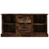 vidaXL TV-Schrank Räuchereiche 99,5x35,5x48 cm Holzwerkstoff