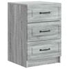 vidaXL Nachttisch Graues Sonoma 43 x 41 x 63,5 cm Holzwerkstoff