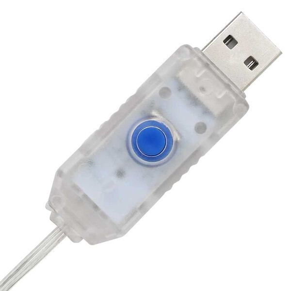 vidaXL Weihnachtsbaum mit 160 LEDs Mehrfarbig 150 cm Acryl