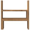 vidaXL Schreibtisch-Organizer Verstellbar Artisan-Eiche 40x17x41 cm