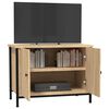 vidaXL TV-Schrank mit Türen Sonoma-Eiche 60 x 35 x 45 cm Holzwerkstoff