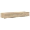 vidaXL Studiotisch Sonoma-Eiche 130 x 40 x 19,5 cm Holzwerkstoff