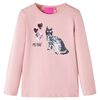 vidaXL Kinder-Langarmshirt Hellrosa 116