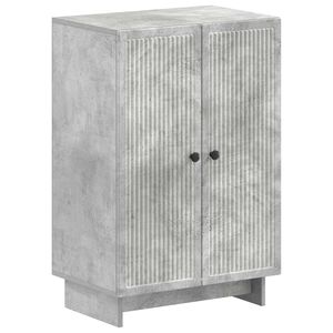 vidaXL Schuhschrank EDE 59,5 x 39,5 x 90 cm Holzwerkstoff Betongrau