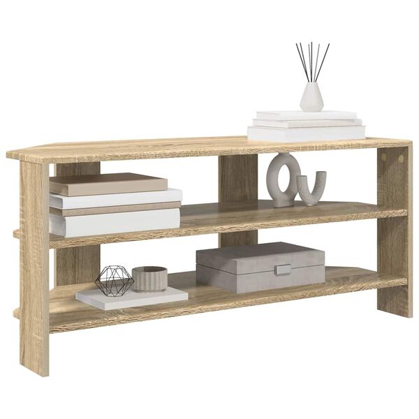vidaXL EckTVSchrank Sonoma-Eiche 102x40,5x45cm Holzwerkstoff