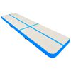 vidaXL Aufblasbare Gymnastikmatte mit Pumpe 600x100x15 cm PVC Blau