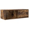 vidaXL TV-Schr&auml;nke 2 Stk. R&auml;uchereiche 80x31x25,5 cm Holzwerkstoff