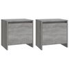 vidaXL Nachttische 2 Stk. Grau Sonoma 45x34x44,5cm Holzwerkstoff