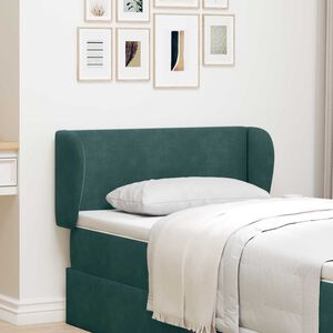 vidaXL Kopfteil Ohr Gr&uuml;n 40 x 23 x 6 cm Samt