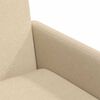 vidaXL Esszimmerst&uuml;hle 2 pcs Creme 57 x 67 x 95 cm Stoff