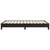 vidaXL Bettgestell Schwarz 120x200 cm Kunstleder