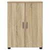 vidaXL Badezimmerschrank mit Speicher Sonoma-Eiche 60 x 35 x 80 cm