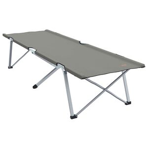 vidaXL Klapp Schlafbett f&uuml;rs Camping Grau 194 x 62,5 x 42,5 cm