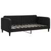 vidaXL Tagesbett Ausziehbar mit Schubladen Schwarz 90x190 cm Stoff