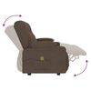 vidaXL 3-Sitzer Massagesessel mit Getr&auml;nkehalter Taupe Stoff