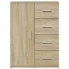 vidaXL Sideboard Sonoma-Eiche 59x39x80 cm Holzwerkstoff