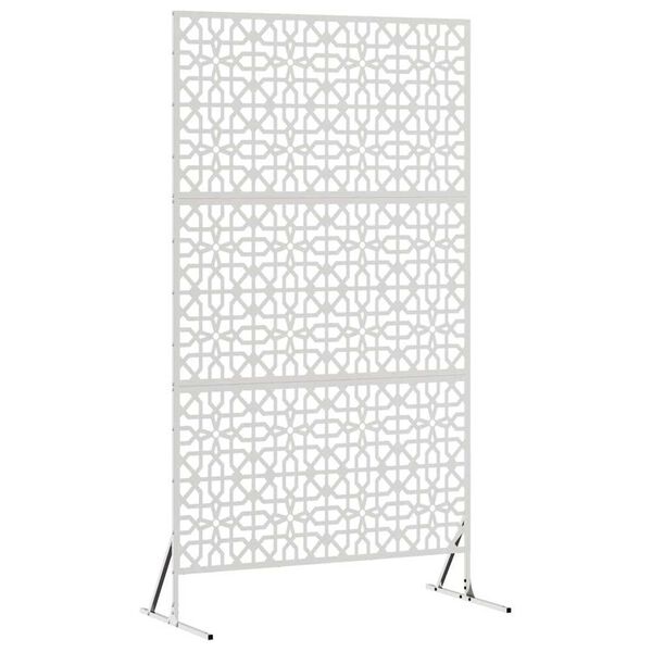 vidaXL Sichtschutz Grau 100 x 50 x 180 cm Stahl