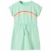 Kinderkleid mit Kordelzug Hellgr&uuml;n 128