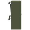 vidaXL Briefkasten Olivgrün 30 x 23 x 55 cm Stahl
