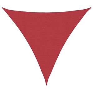 vidaXL Sonnensegel 160 g/m&sup2; Rot 4,5x4,5x4,5 m HDPE