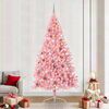 vidaXL K&uuml;nstlicher vorbeleuchteter Weihnachtsbaum Rosa 240 cm PVC