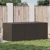 vidaXL Gartenbox Poly Rattan 180x90x70 cm Braun
