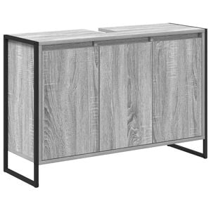 vidaXL Badezimmerschrank Sonoma-Grau 90 x 30 x 60 cm Holzwerkstoff