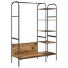 vidaXL Kleiderst&auml;nder Braun 120 x 44 x 160 cm Holzwerkstoff