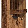 vidaXL Badschrank Altholz-Optik 32x34x188,5 cm Holzwerkstoff
