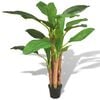 vidaXL K&uuml;nstlicher Bananenbaum mit Topf 175 cm Gr&uuml;n