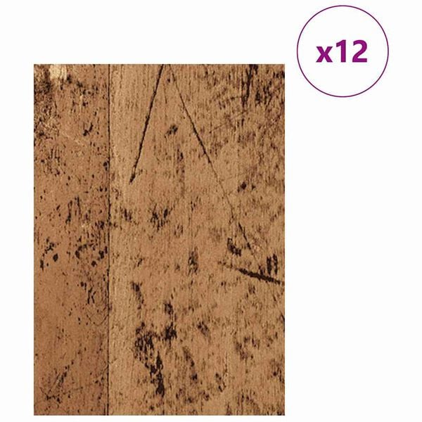 vidaXL Dekoplatten 12 pcs Altholz 30 x 42 x 0.3 cm Holzwerkstoff