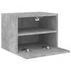 vidaXL TV-Wandschrank Betongrau 40x30x30 cm Holzwerkstoff