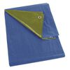 Perel Plane 5x8 m Blau und Khaki