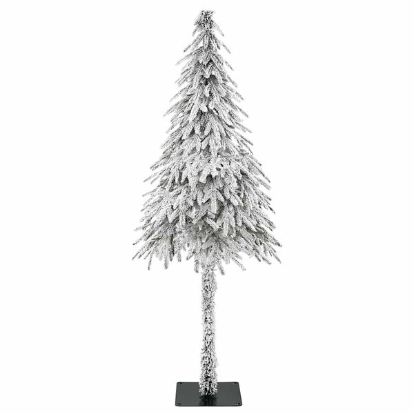 vidaXL Weihnachtsbaum mit 300 LEDs Wei&szlig; 210 cm PE und Stahl